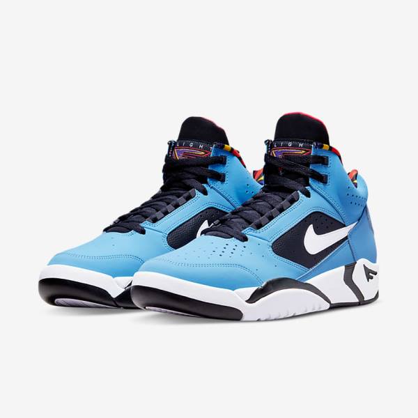 Nike Air Flight Lite Mid Moški Superge Modra / Rdeča / Zelena / Bela | NK392STC