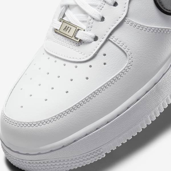 Nike Air Force 1 07 Essential Ženske Superge Bela / Črna / Kovinski Srebrna | NK134FPM