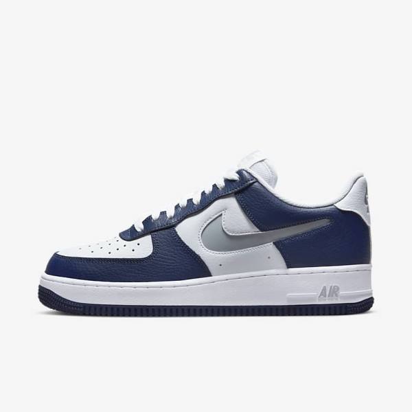 Nike Air Force 1 07 LV8 Moški Superge Mornarica / Bela / Siva | NK746YZV