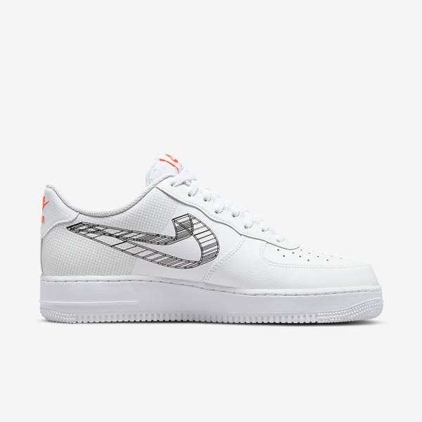 Nike Air Force 1 07 Moški Superge Platina | NK493IMW