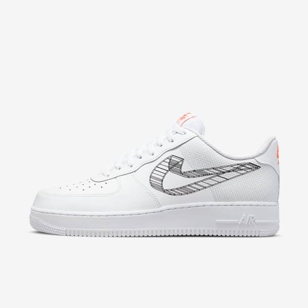 Nike Air Force 1 07 Moški Superge Platina | NK493IMW