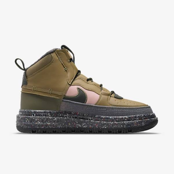 Nike Air Force 1 Boot Moški Superge Olivno Zelene | NK425HBC