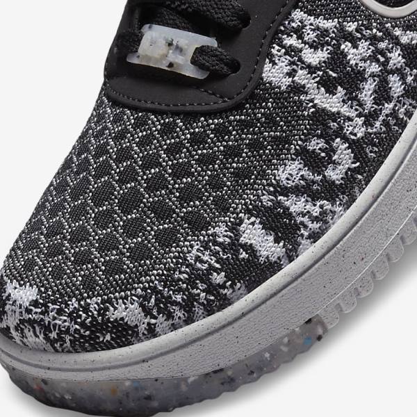 Nike Air Force 1 Crater Flyknit Next Nature Moški Superge Platina | NK524AQN