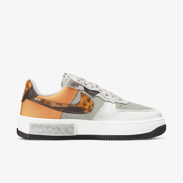 Nike Air Force 1 Fontanka Ženske Superge Rjav / Svetloba Bež / Rumena | NK631GSA