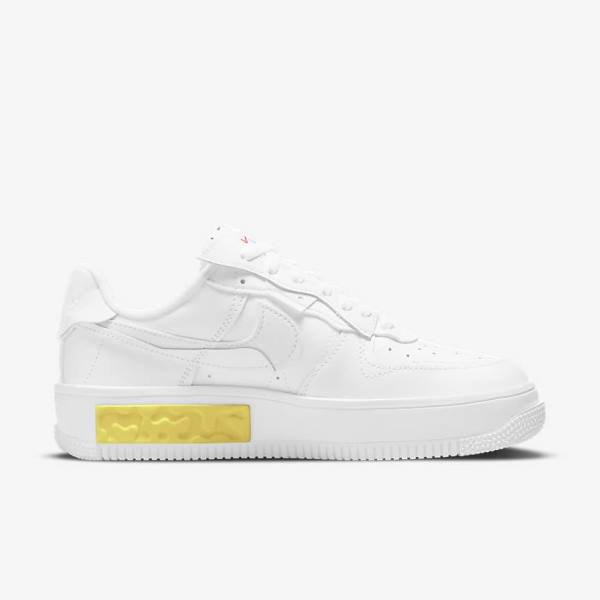 Nike Air Force 1 Fontanka Ženske Superge Bela / Rumena / Bela | NK789VOY