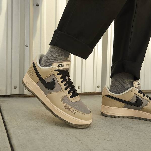 Nike Air Force 1 GTX Moški Superge Kaki / Bela / Črna | NK436WMC