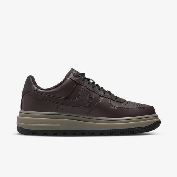 Nike Air Force 1 Luxe Moški Superge Rjav / Črna / Temno Rjav | NK098KQG