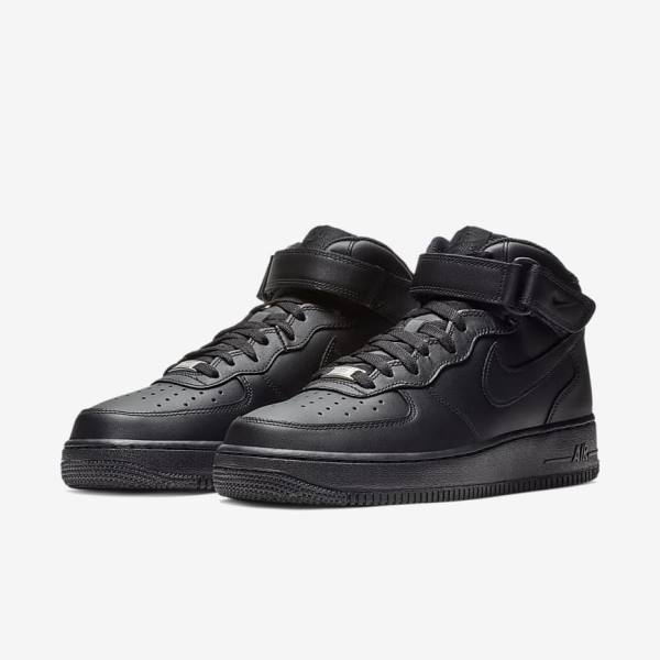 Nike Air Force 1 Mid 07 Moški Superge Črna | NK691YPS