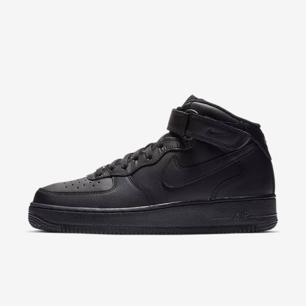 Nike Air Force 1 Mid 07 Moški Superge Črna | NK691YPS