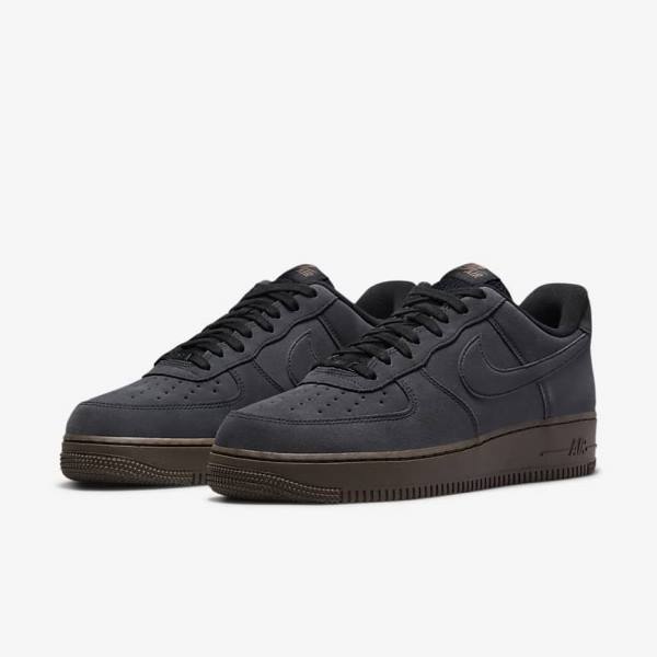 Nike Air Force 1 Moški Superge Bela / Temno Čokolada | NK591DQX