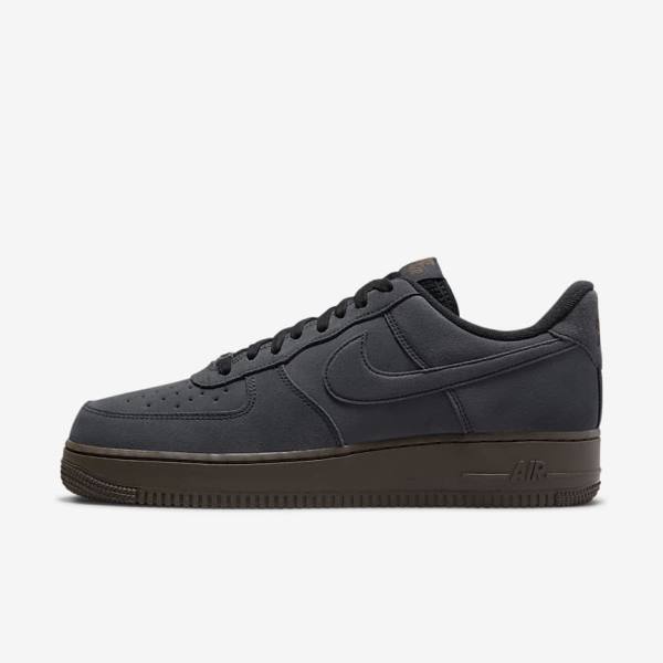 Nike Air Force 1 Moški Superge Bela / Temno Čokolada | NK591DQX