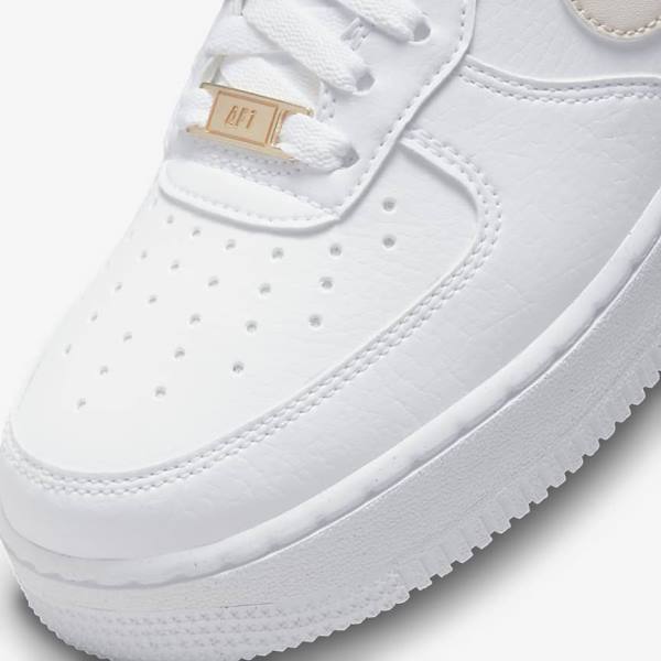 Nike Air Force 1 Moški Superge Bela / Zelena / Kovinski Srebrna / Rdeča | NK376GBY