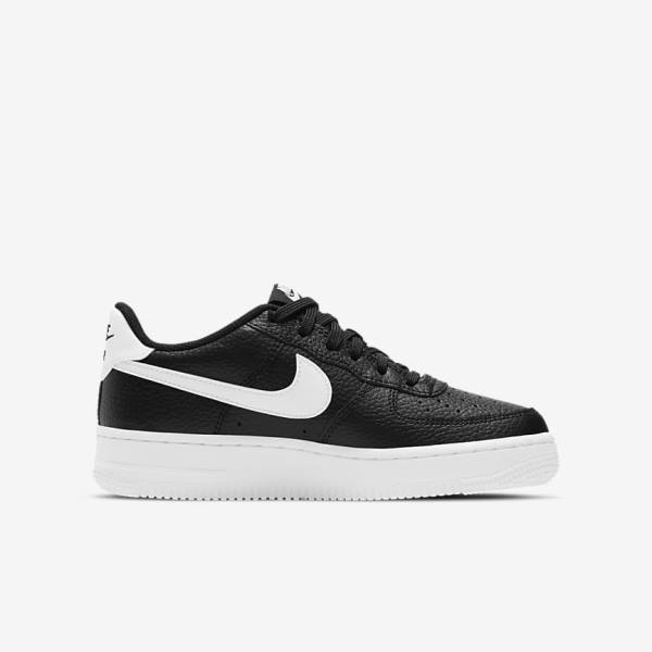 Nike Air Force 1 Older Otroci Superge Črna / Bela | NK803DJE