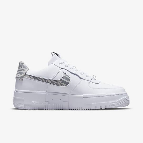 Nike Air Force 1 Pixel SE Ženske Superge Bela / Siva / Bela | NK761HTV