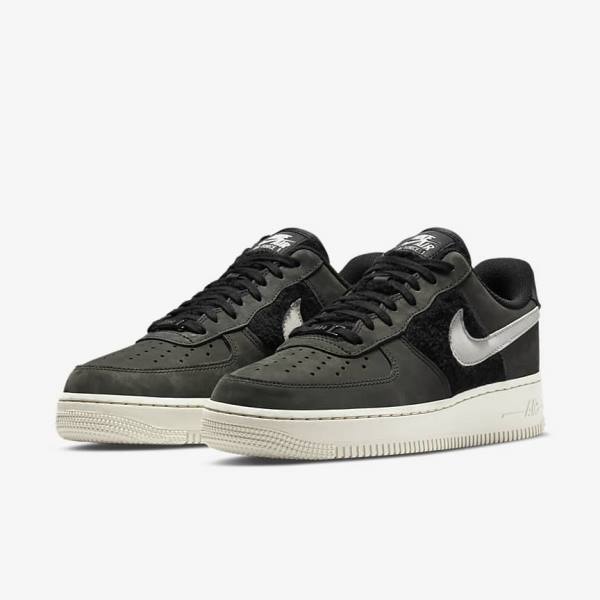 Nike Air Force 1 Ženske Superge Črna / Svetloba Bež | NK718REW