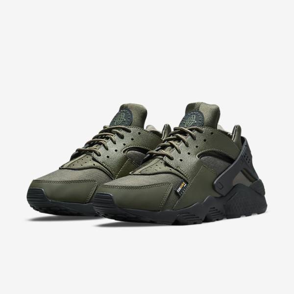 Nike Air Huarache Moški Superge Kaki / Črna / Zlato / Kaki | NK248HJA