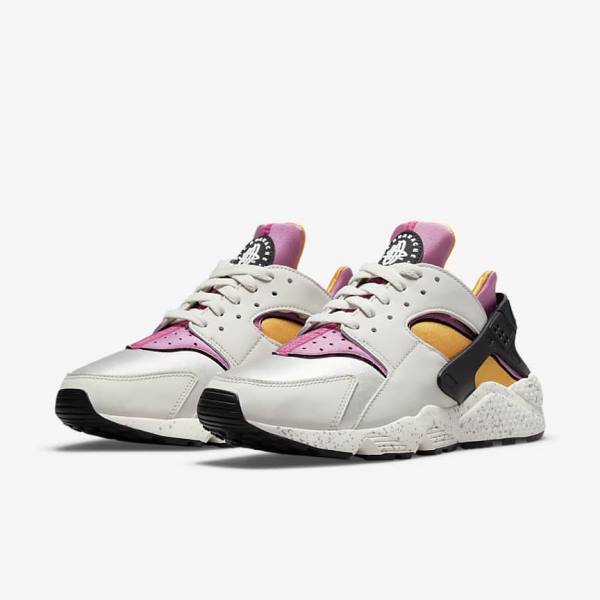 Nike Air Huarache Moški Superge Svetloba Bež / Zlato / Črna / Roza | NK870HVB