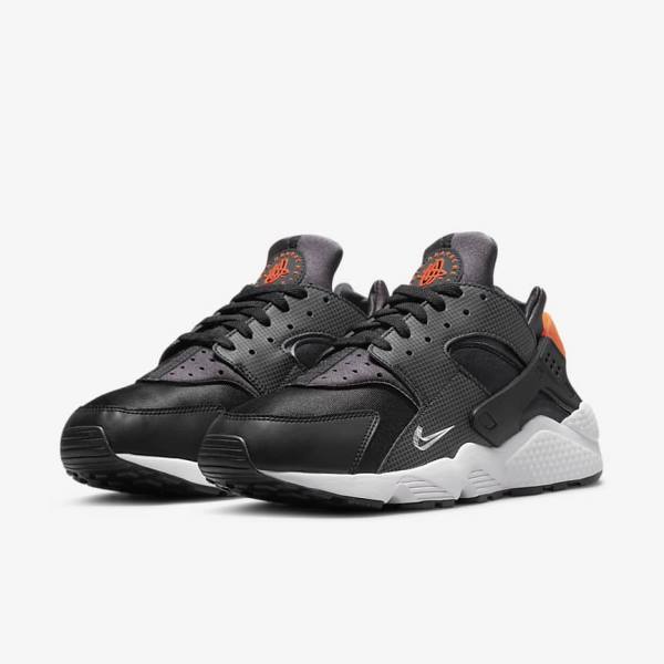 Nike Air Huarache Moški Superge Črna / Oranžna / Siva / Bela | NK027VJI