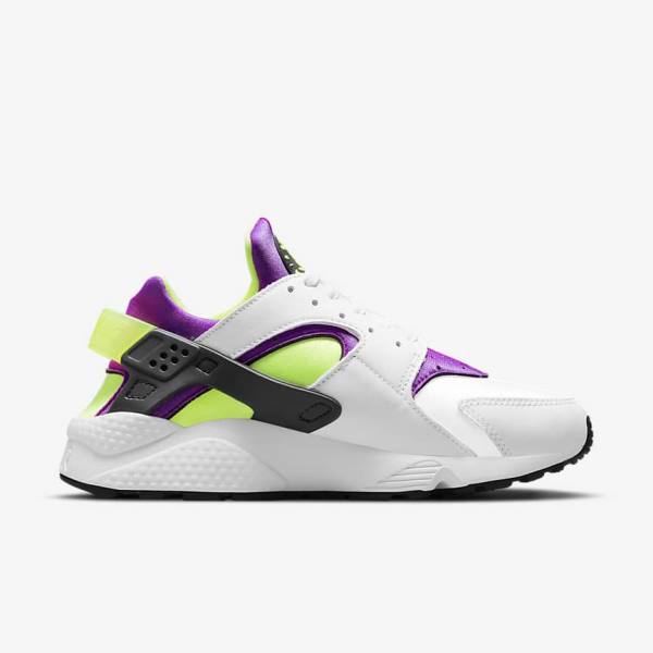 Nike Air Huarache Ženske Superge Bela / Črna / Rumena | NK926CTR