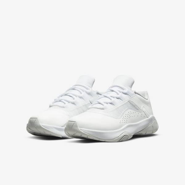 Nike Air Jordan 11 CMFT Low Older Otroci Jordan Čevlji Platina | NK706CHB