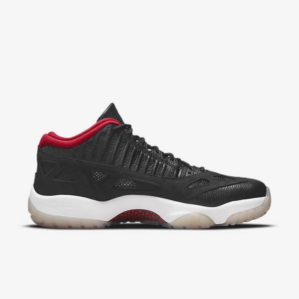 Nike Air Jordan 11 Retro Low IE Moški Jordan Čevlji Črna / Večbarvni / Rdeča | NK635DJQ