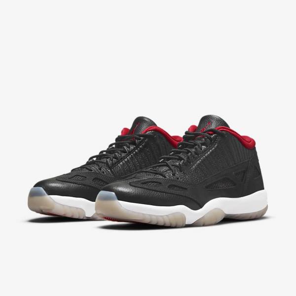 Nike Air Jordan 11 Retro Low IE Moški Jordan Čevlji Črna / Večbarvni / Rdeča | NK635DJQ