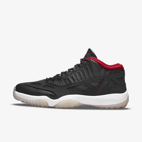 Nike Air Jordan 11 Retro Low IE Moški Jordan Čevlji Črna / Večbarvni / Rdeča | NK635DJQ