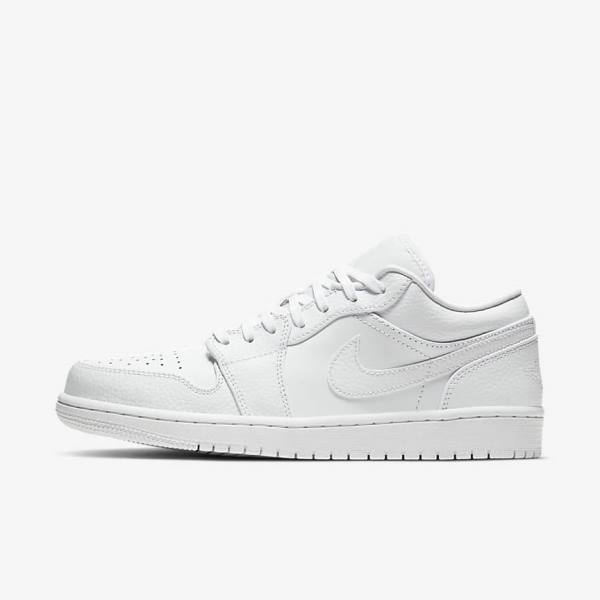 Nike Air Jordan 1 Low Moški Superge Bela | NK302HFP