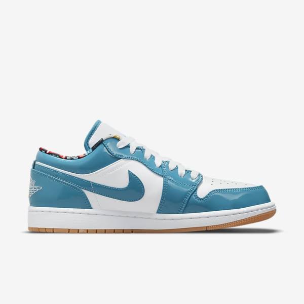 Nike Air Jordan 1 Low SE Moški Superge Turkizna / Bela / Mornarica / Turkizna | NK374NWP