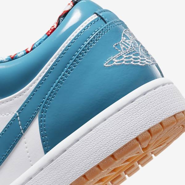 Nike Air Jordan 1 Low SE Moški Superge Turkizna / Bela / Mornarica / Turkizna | NK374NWP