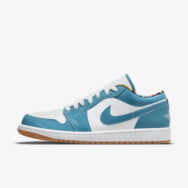 Nike Air Jordan 1 Low SE Moški Superge Turkizna / Bela / Mornarica / Turkizna | NK374NWP