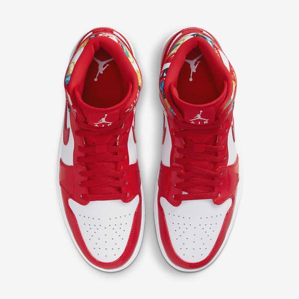 Nike Air Jordan 1 Mid SE Moški Superge Rdeča / Mornarica / Bela | NK147QIX