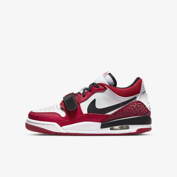 Nike Air Jordan Legacy 312 Low Older Otroci Košarkaški Copati Bela / Rdeča / Črna | NK065WNV