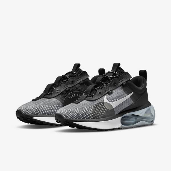 Nike Air Max 2021 Ženske Superge Črna / Kovinski Srebrna / Siva / Bela | NK650UPZ