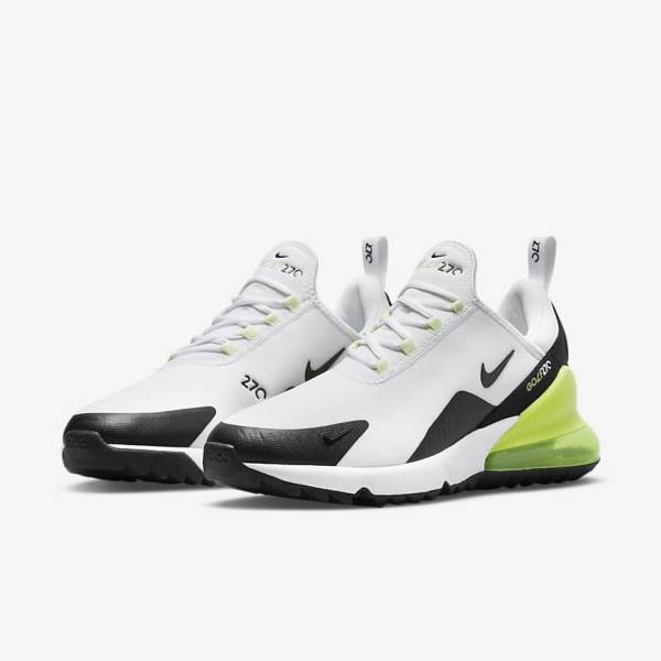 Nike Air Max 270 G Ženske Čevlji Za Golf Bela / Črna | NK405IMG