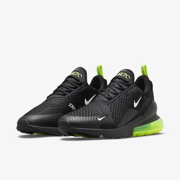 Nike Air Max 270 Moški Superge Črna / Srebrna / Bela | NK698CMK