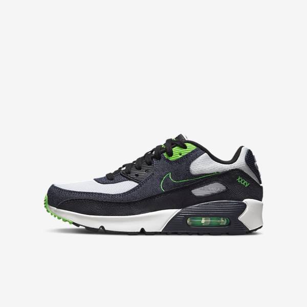 Nike Air Max 90 LTR SE Older Otroci Superge Obszidián | NK684KNX