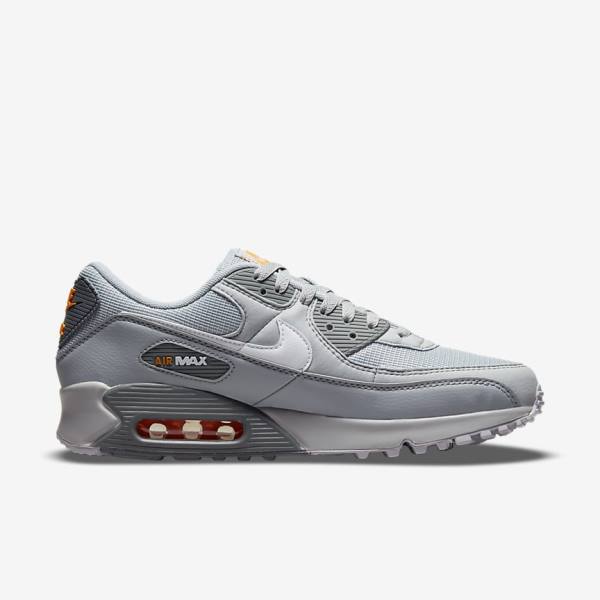 Nike Air Max 90 Moški Superge Siva / Bela | NK248XYL