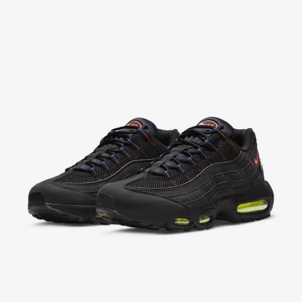 Nike Air Max 95 Moški Superge Črna / Modra / Svetloba Rdeča | NK157LYB