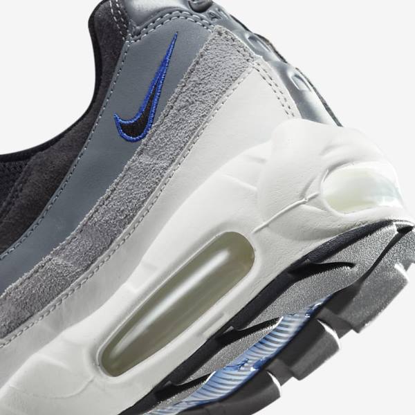 Nike Air Max 95 Moški Superge Črna / Temno Siva / Modra | NK197WDG