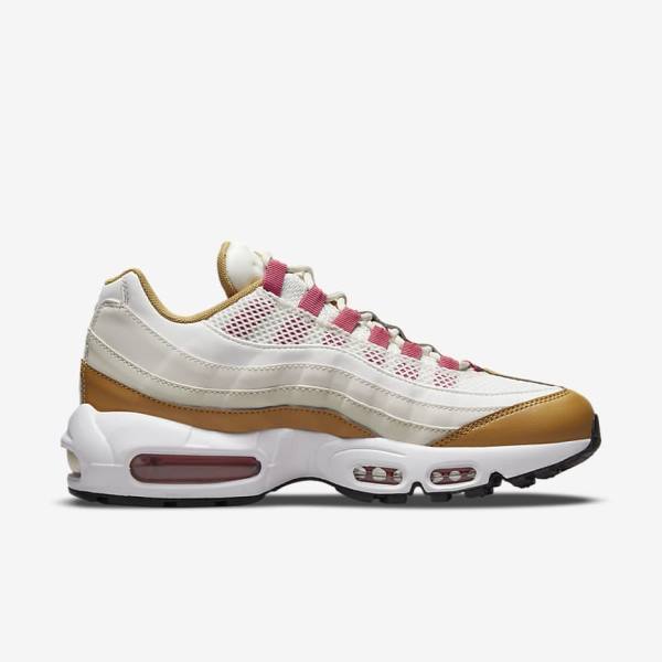 Nike Air Max 95 Ženske Superge Bela / Rjav / Zelena | NK493VDR