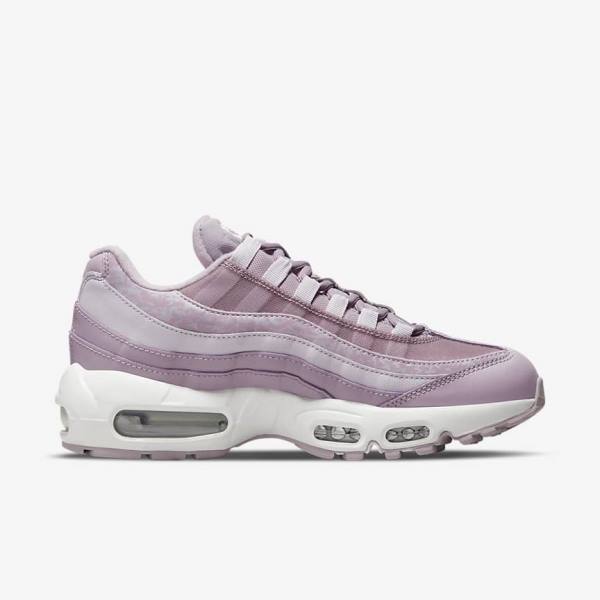 Nike Air Max 95 Ženske Superge Vijolična / Bela / Kovinski Srebrna | NK278YLM