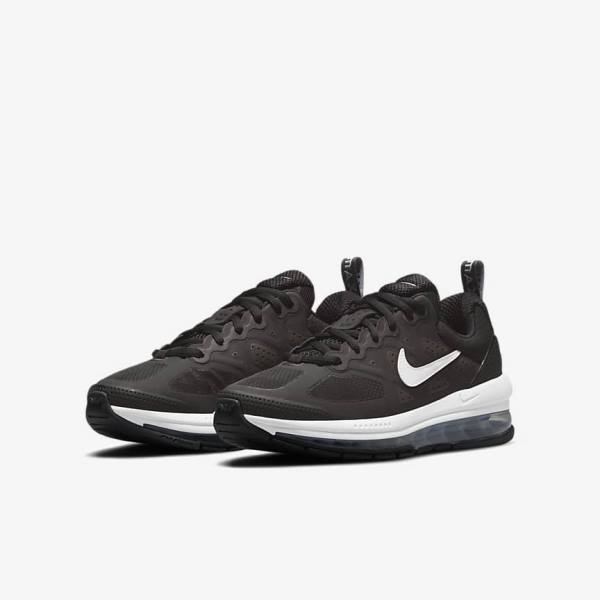 Nike Air Max Genome Older Otroci Superge Črna / Temno Siva / Bela | NK463LQO