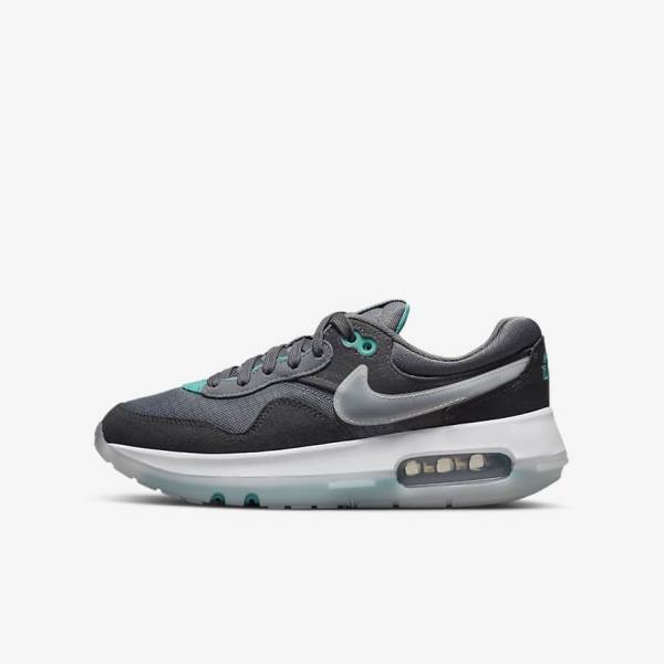 Nike Air Max Motif Older Otroci Superge Siva / Turkizna / Temno Siva / Črna | NK094SQK