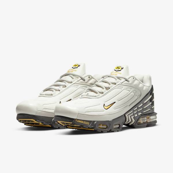 Nike Air Max Plus 3 Moški Superge Svetloba Bež / Črna / Srebrna / Zlato | NK795RMA