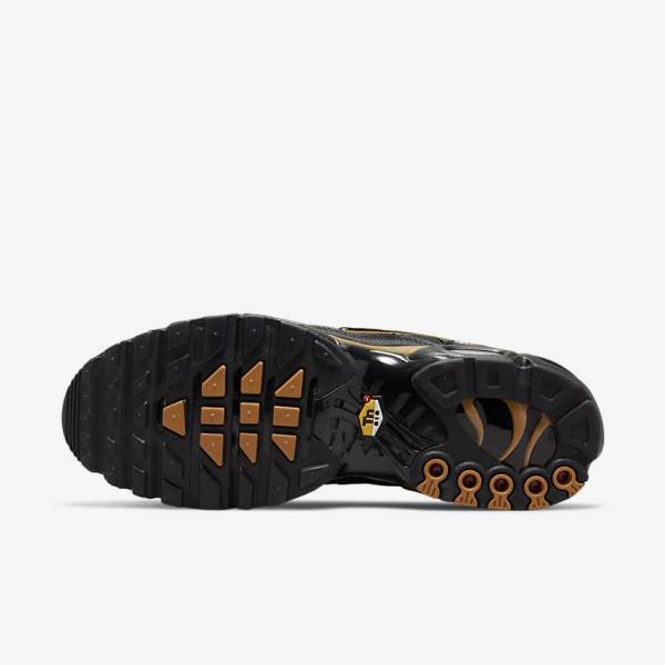 Nike Air Max Plus Moški Superge Črna / Rjav / Zlato | NK809EFN