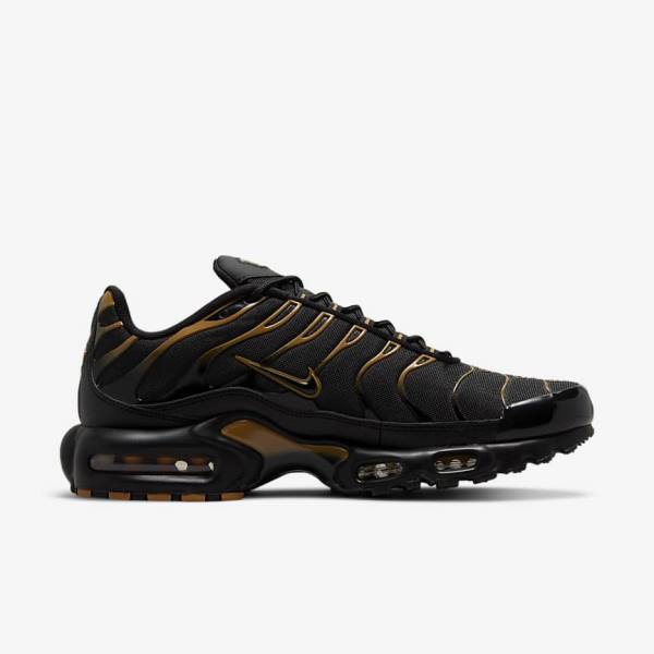 Nike Air Max Plus Moški Superge Črna / Rjav / Zlato | NK809EFN