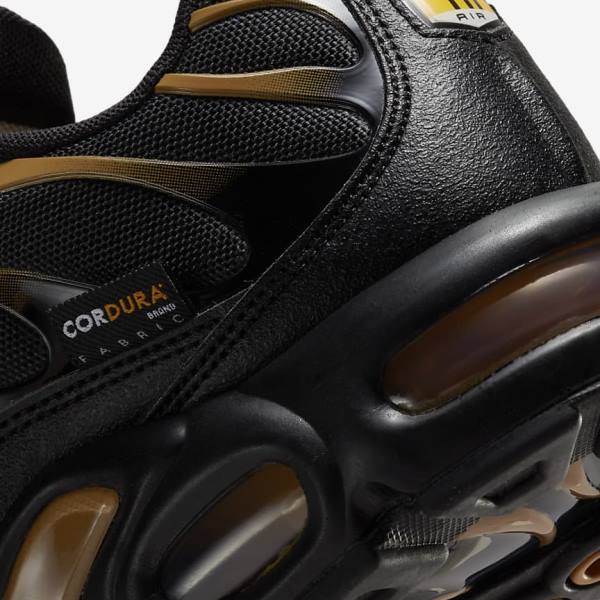 Nike Air Max Plus Moški Superge Črna / Rjav / Zlato | NK809EFN