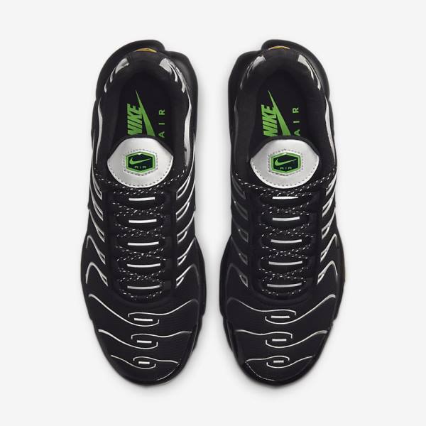 Nike Air Max Plus Moški Superge Črna / Zelena / Kovinski Srebrna / Črna | NK716KDS