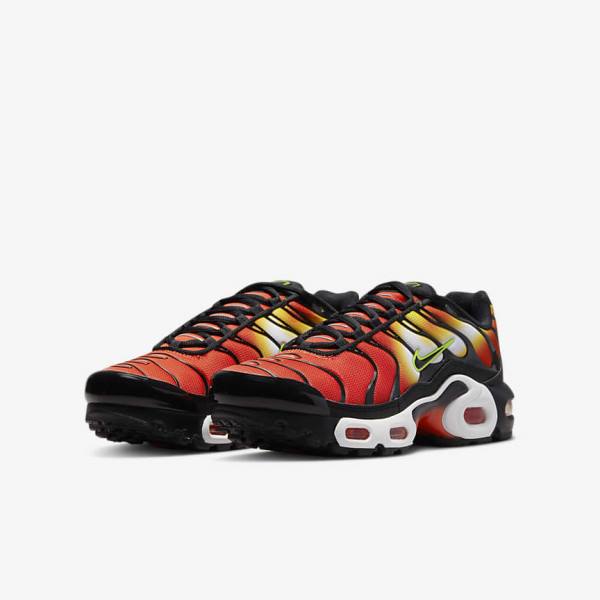 Nike Air Max Plus Older Otroci Superge Oranžna / Zlato / Črna | NK704NLC